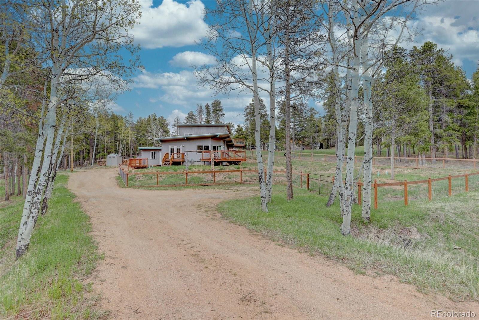 9288 Krashin Drive Conifer, CO 80433 - Photo 5 of 34 a view of a park with large trees