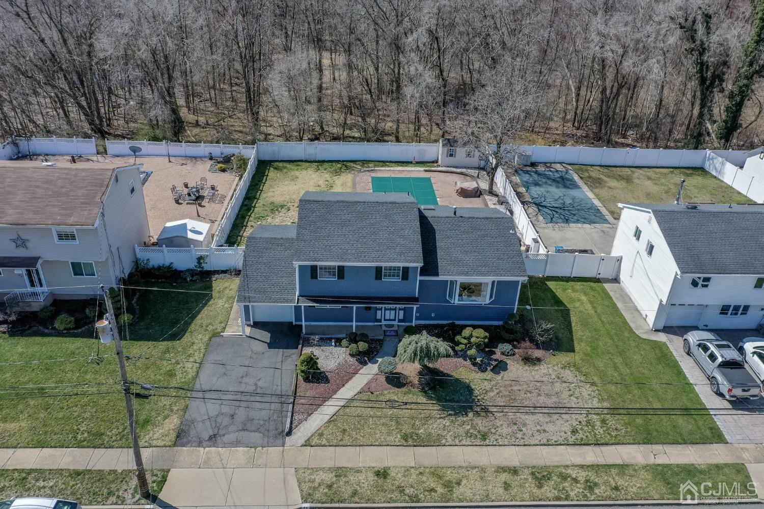 44 Owens Road Old Bridge, NJ 08857 - Photo 41 of 48 an aerial view of a house with swimming pool