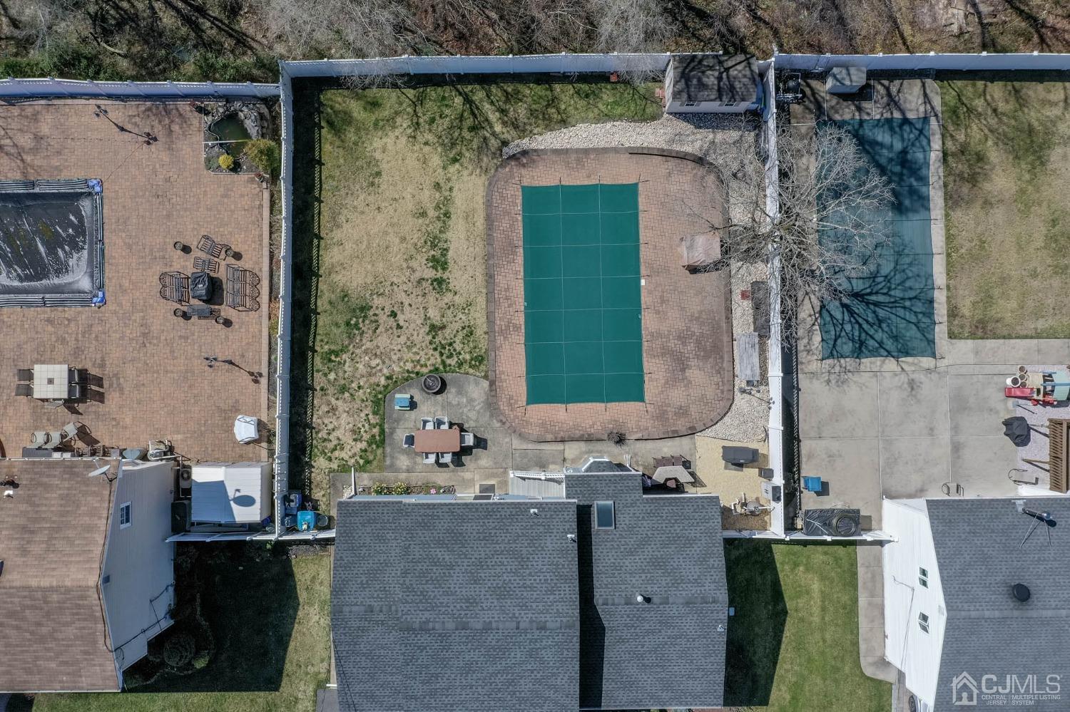 44 Owens Road Old Bridge, NJ 08857 - Photo 42 of 48 aerial view of a house with a yard