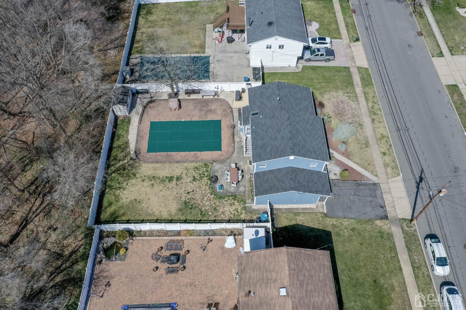 44 Owens Road Old Bridge, NJ 08857 - Photo 44 of 48 an aerial view of a house with a yard