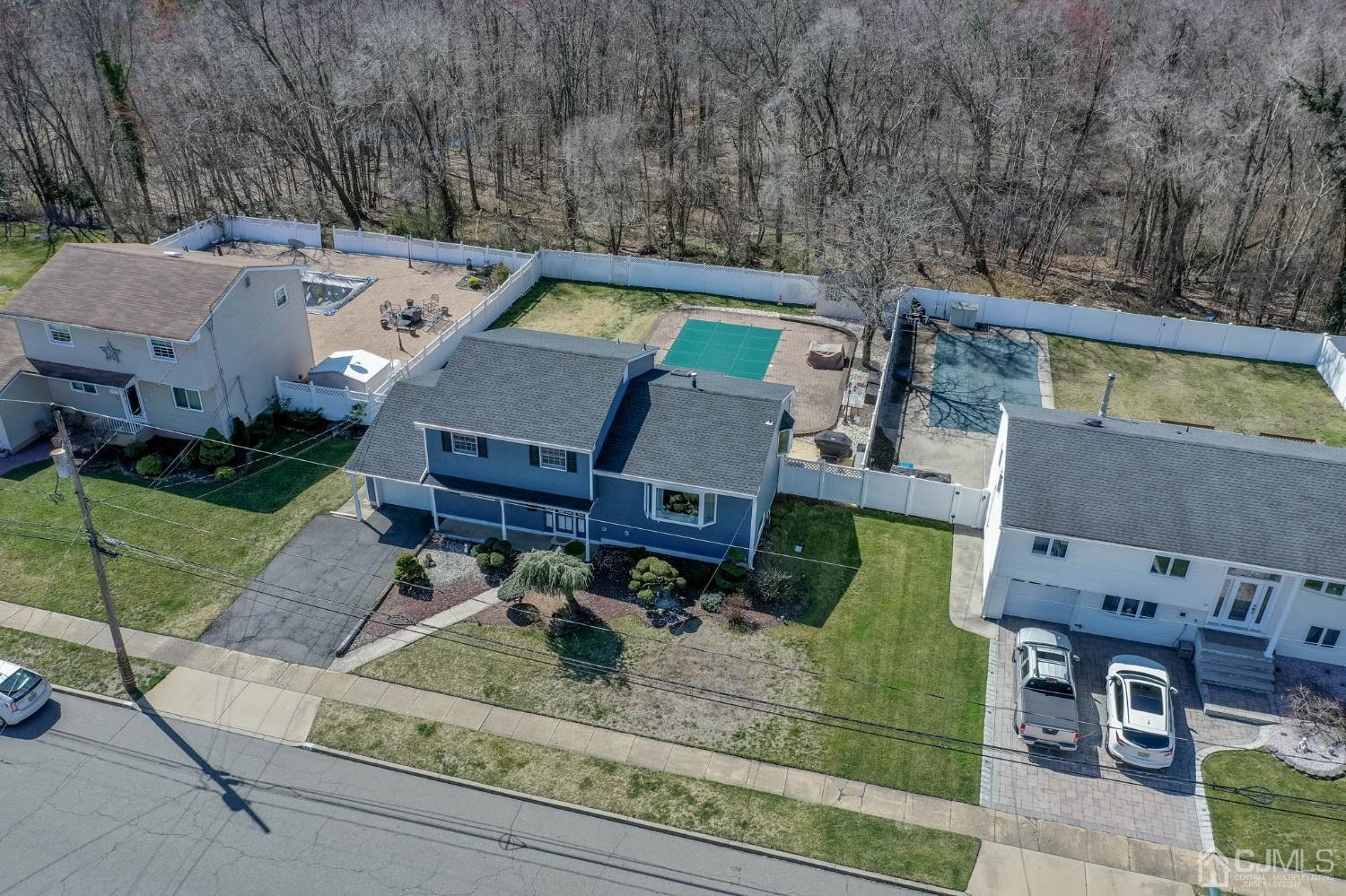 44 Owens Road Old Bridge, NJ 08857 - Photo 48 of 48 an aerial view of a house with a yard swimming pool and outdoor seating