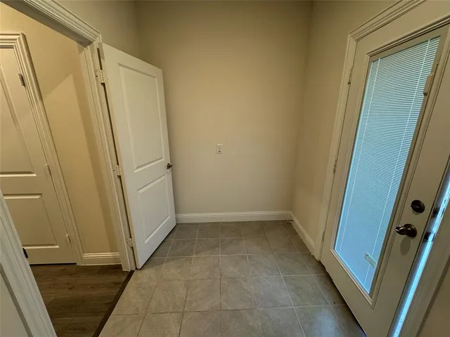 a view of closet area