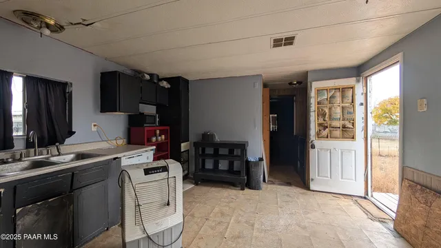 a room with storage and utility