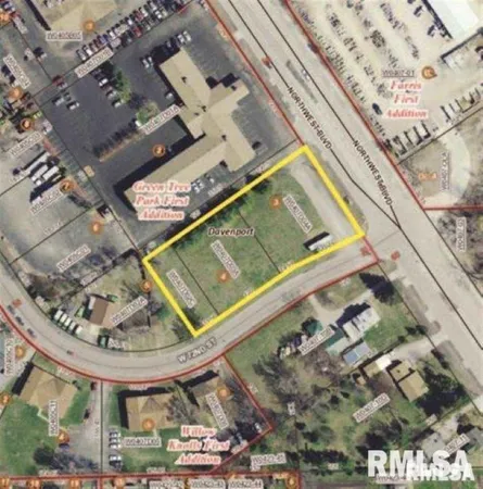 an aerial view of a building