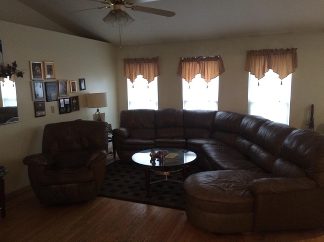 46 Bristol Ridge Road Bristol, IL 60512 - Photo 3 of 12 a living room with furniture and a large window