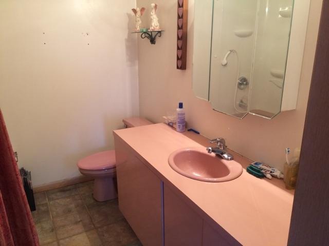46 Bristol Ridge Road Bristol, IL 60512 - Photo 9 of 12 a bathroom with a sink and toilet