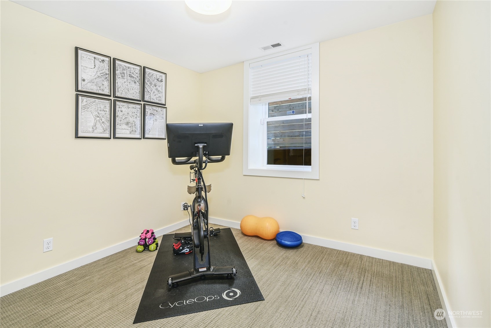 1249 18th Avenue East Seattle, WA 98112 - Photo 30 of 39 a room with gym equipment and a window