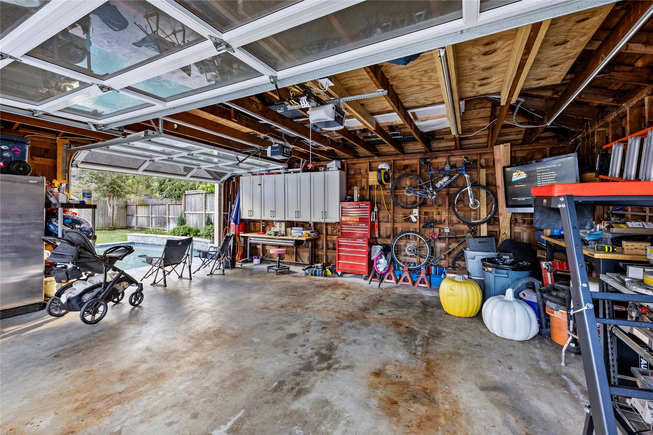 8422 Academy Street Houston, TX 77025 - Photo 39 of 47 a view of a storage room with racks
