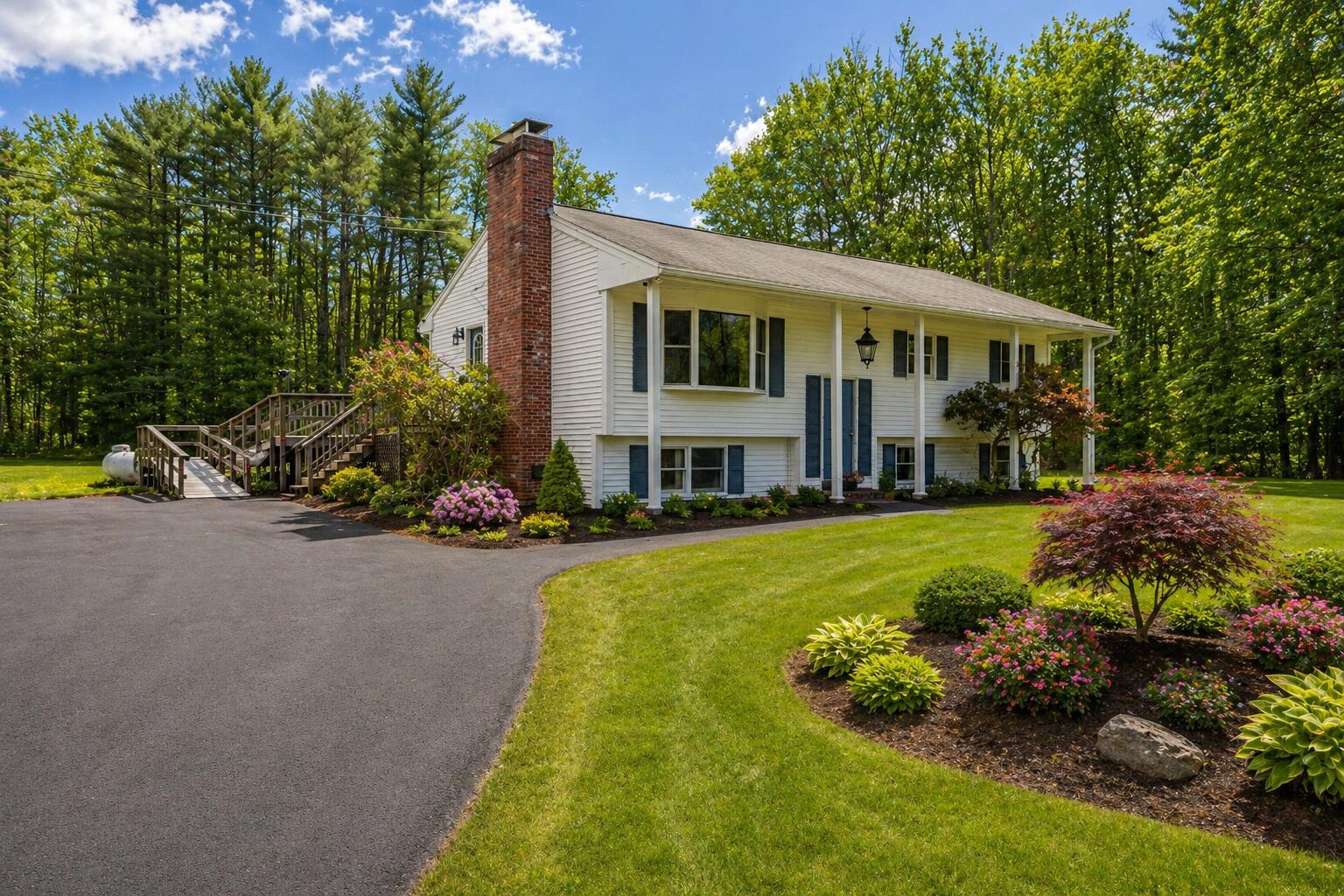 955 Bridgton Road Westbrook, ME 04092 - Photo 2 of 53 Exterior front with landscaping