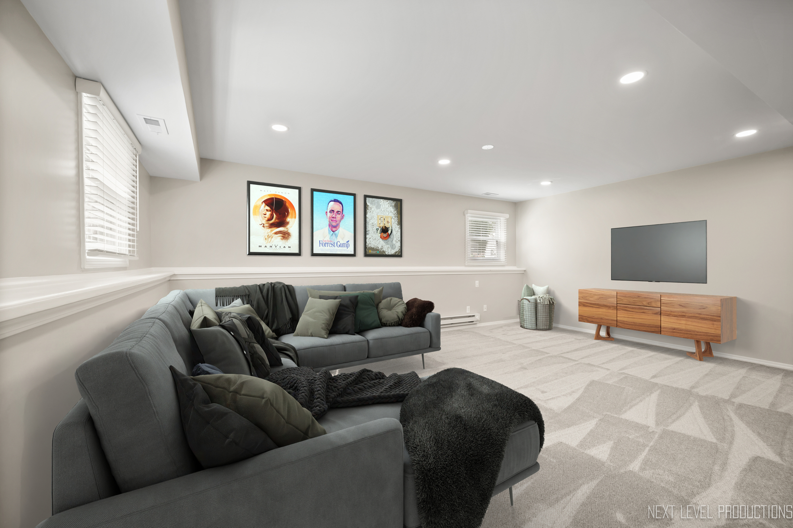 1718 Jeanette Avenue St. Charles, IL 60174 - Photo 23 of 36 a living room with furniture and a flat screen tv