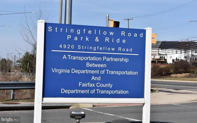 a view of a sign board