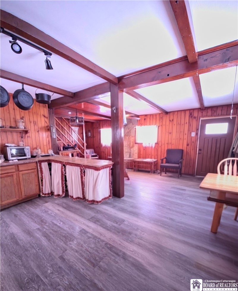 4490 Waugh Brook Road Ward, NY 14880 - Photo 5 of 16 Kitchen/Living room