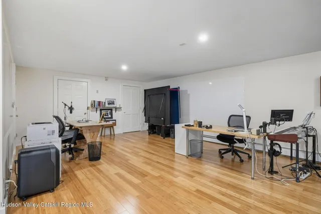 a view of yard with ocean view