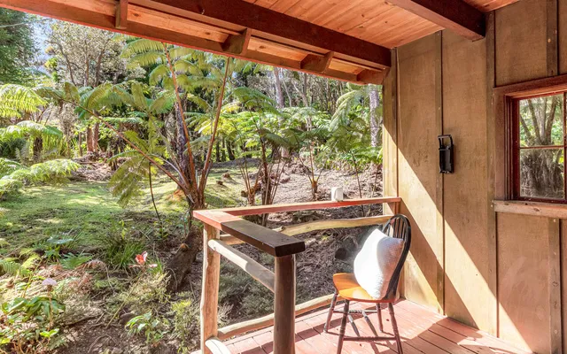 a view of an outdoor space with seating area