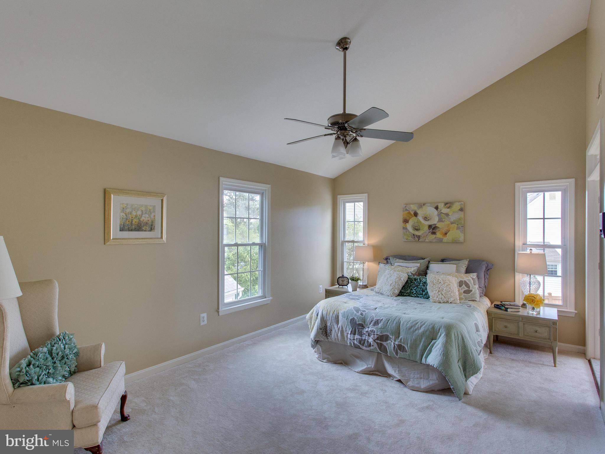 6565 Forsythia Street Springfield, VA 22150 - Photo 14 of 30 Vaulted Ceilings in the Master Bedroom