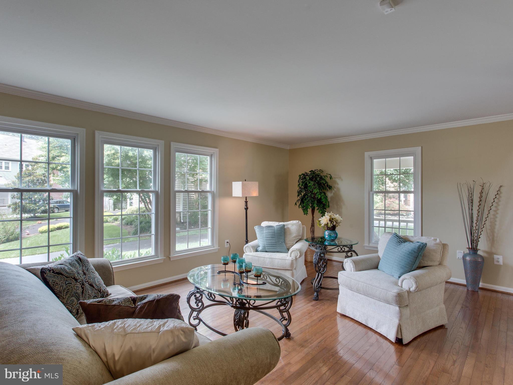 6565 Forsythia Street Springfield, VA 22150 - Photo 5 of 30 Floor to ceiling windows in the Living Room
