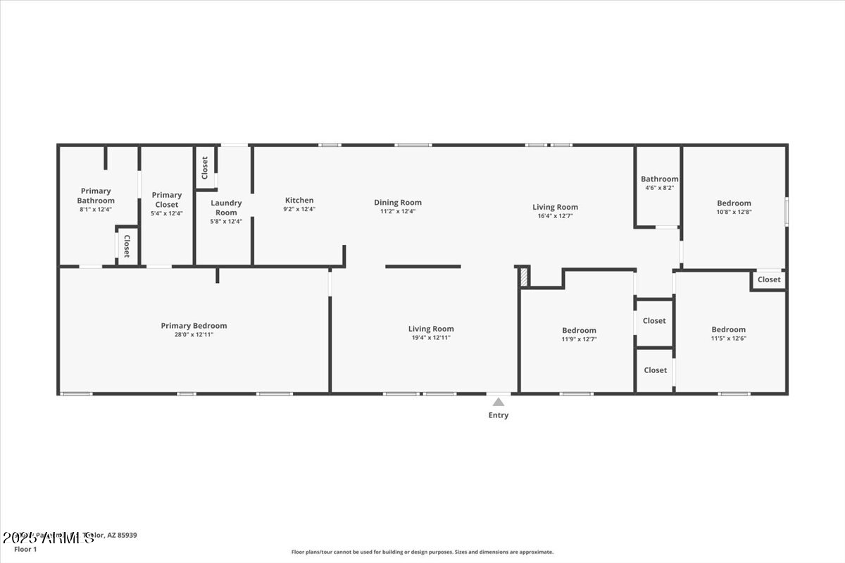 936 Paper Mill Road Taylor, AZ 85939 - Photo 43 of 43 a picture of a floor plan