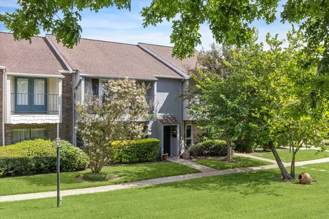 a aerial view of a house