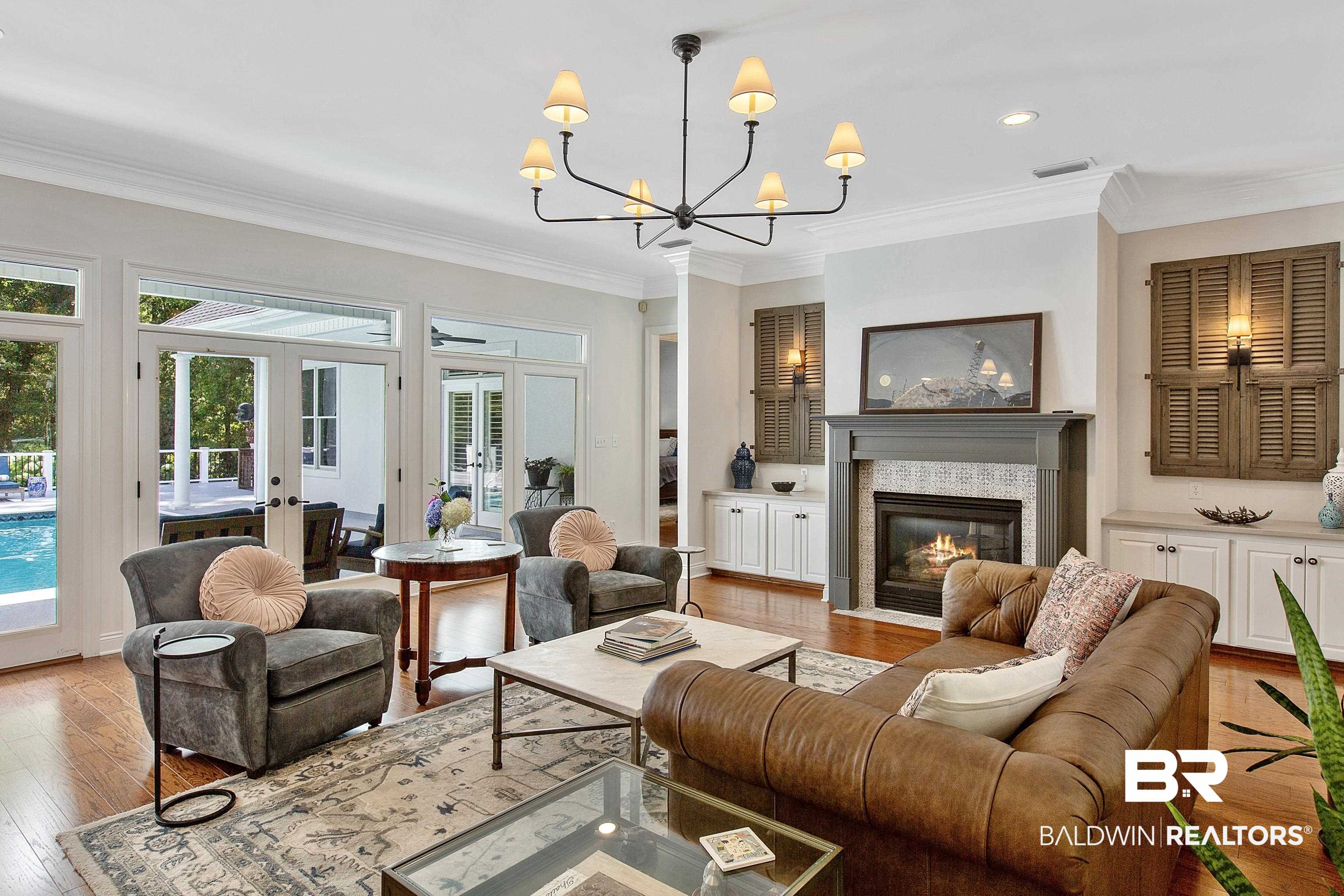 6930 Oak Point Lane Fairhope, AL 36532 - Photo 11 of 50 Great Room to Pool View