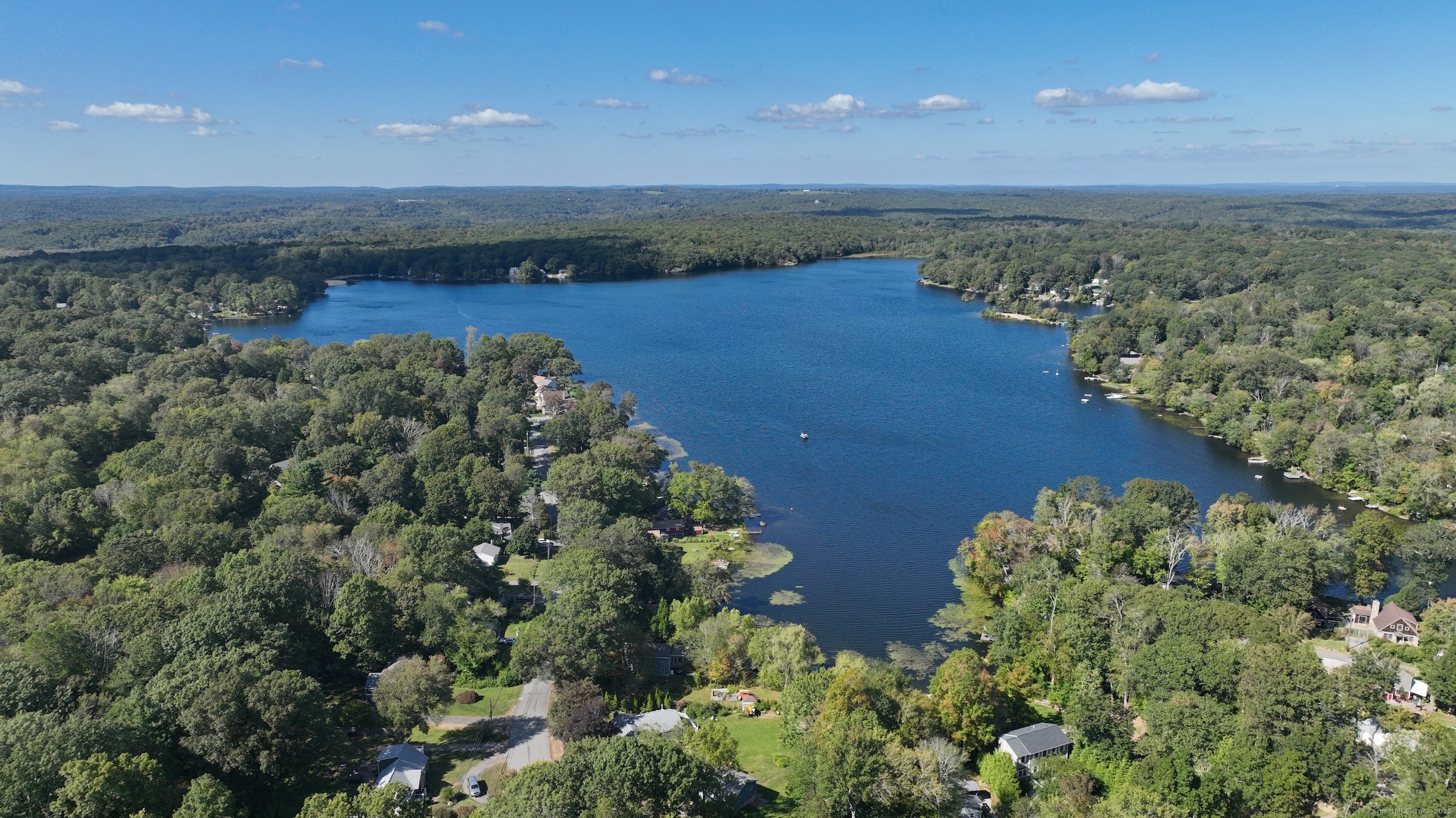 282 Deepwood Drive Hebron, CT 06231 - Photo 11 of 13 an aerial view of a houses with a yard