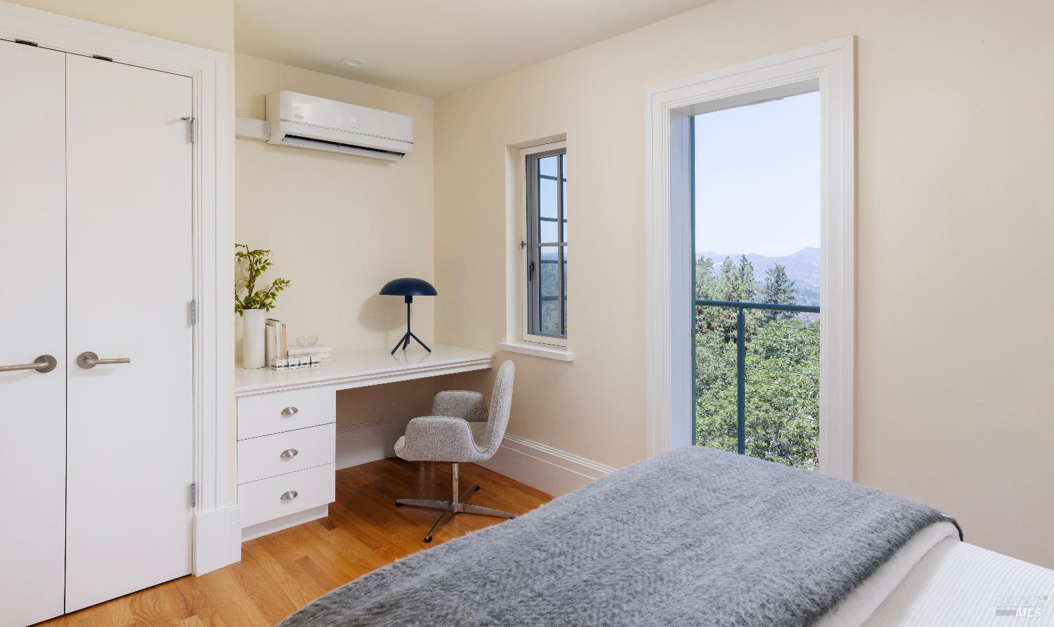 3000 Mt Veeder Road Napa, CA 94558 - Photo 57 of 85 a bedroom with a bed and a table