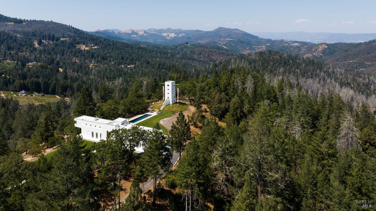 3000 Mt Veeder Road Napa, CA 94558 - Photo 6 of 85 a view of a house with a yard and mountain