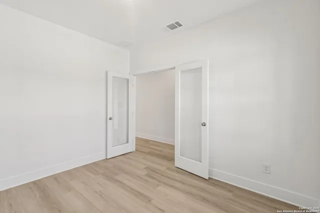 a view of an empty room