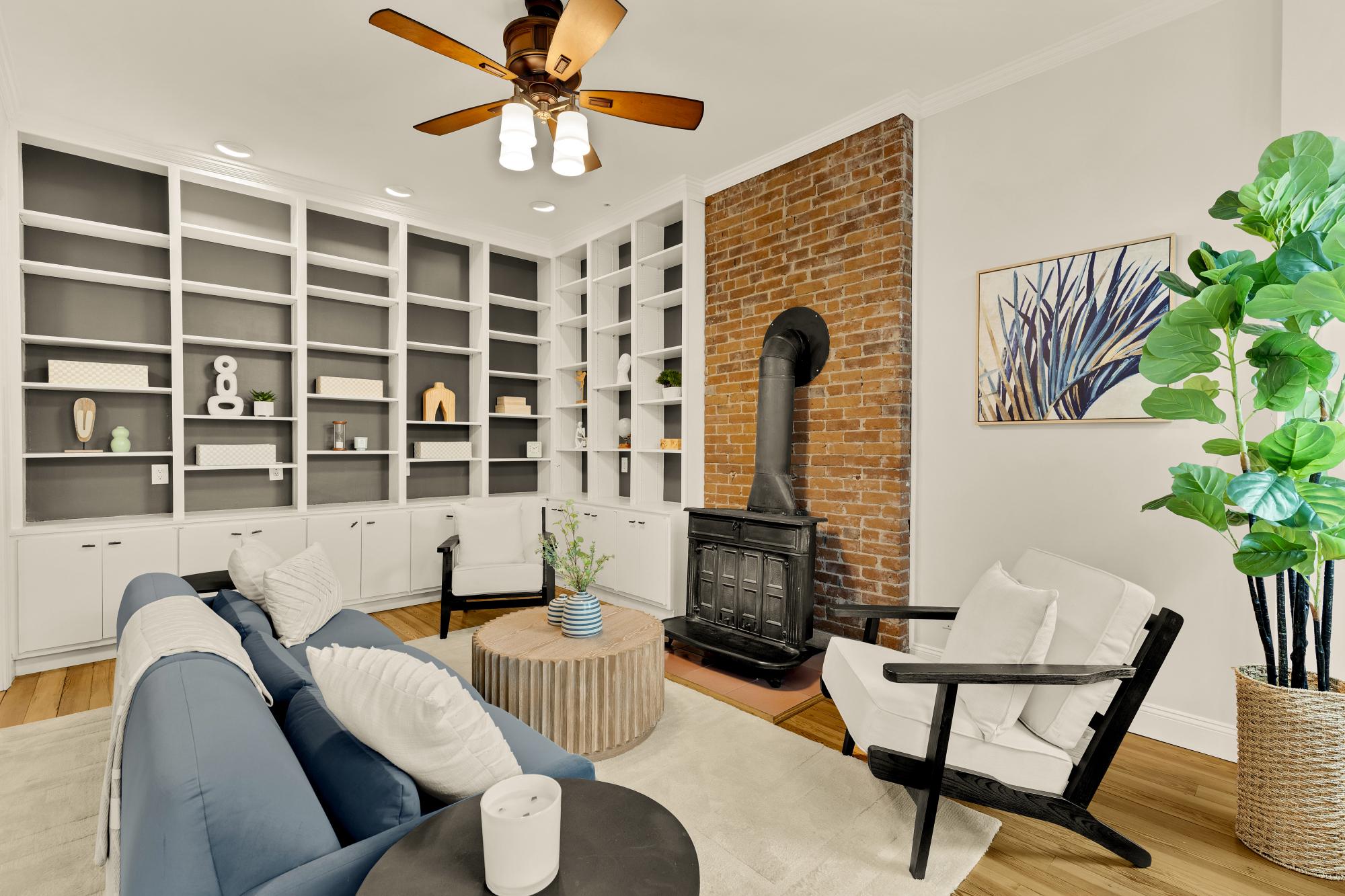 619 Independence Avenue Southeast Washington, DC 20003 - Photo 6 of 38 a living room with furniture and a potted plant