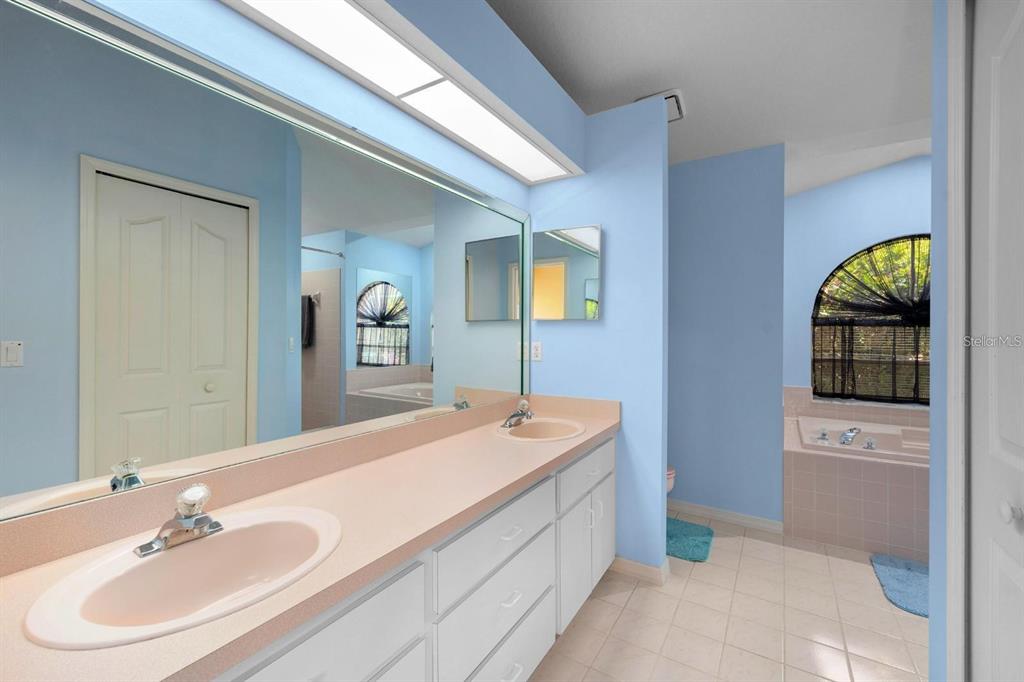 10228 Yellow Pine Way Hudson, FL 34667 - Photo 14 of 22 a bathroom with a sink and a mirror