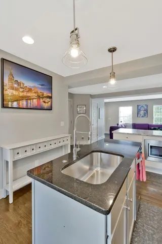 a bathroom with a shower and a bath tub