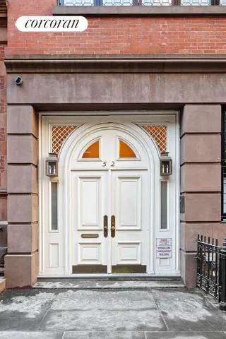 a front view of a building