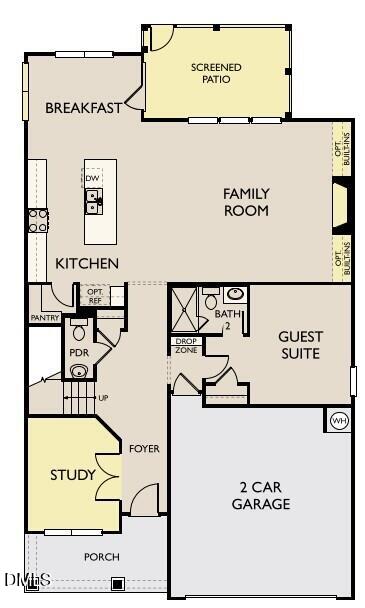 912 Fetching Place, Unit 343 Rolesville, NC 27571 - Photo 17 of 36 Camden Floor 1