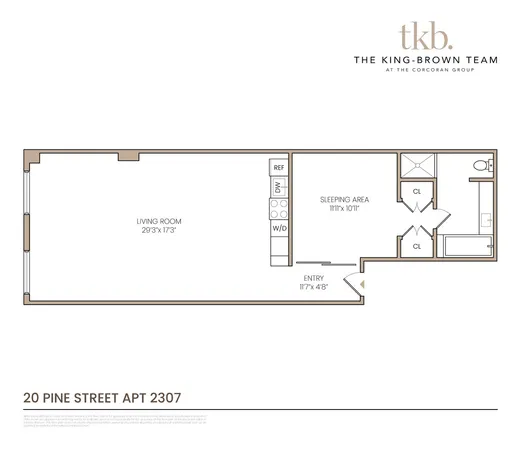 $950,000 | 20 Pine Street, Unit 2307 | Financial District