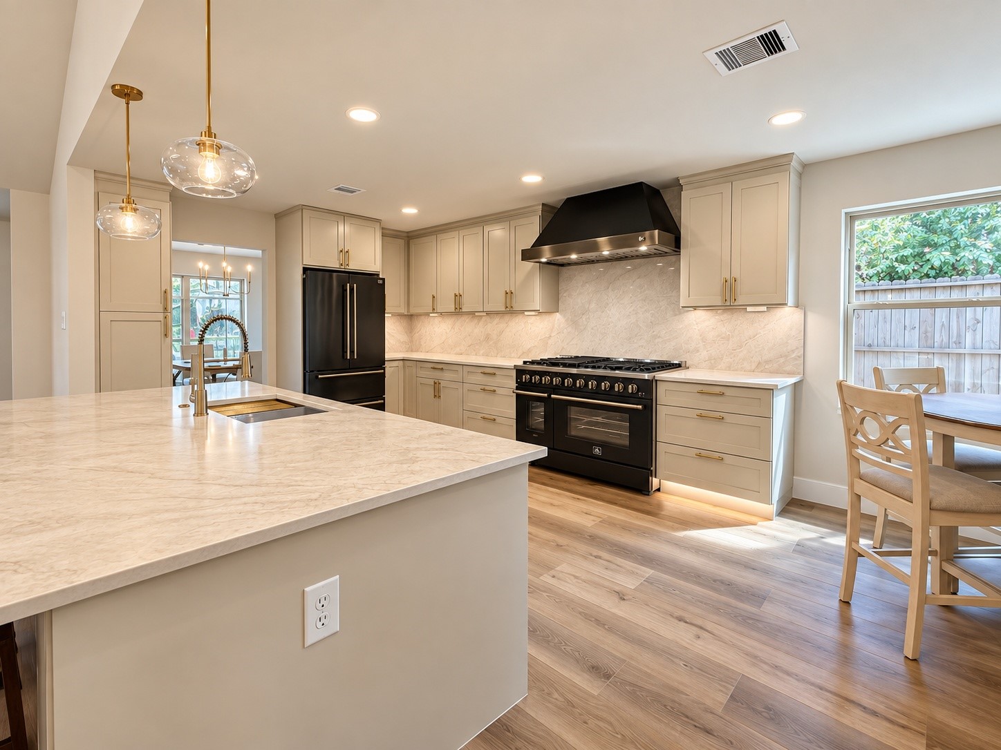 1031 Richelieu Lane Houston, TX 77018 - Photo 13 of 29 Serve and entertain at the island, with additional storage