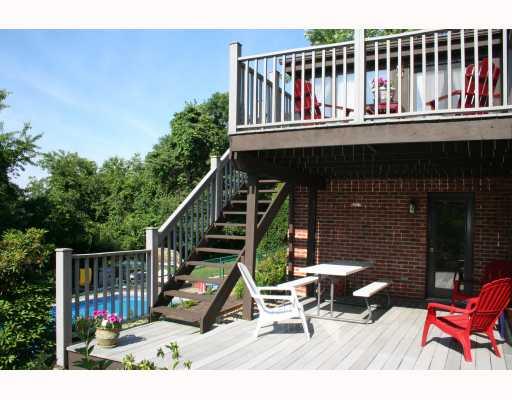 178 Ridgeview Drive Wexford, PA 15090 - Photo 14 of 15 Patio/Deck. THE DECK AND PATIO AREA WITH THE STEPS LEADING TO THE POOL.