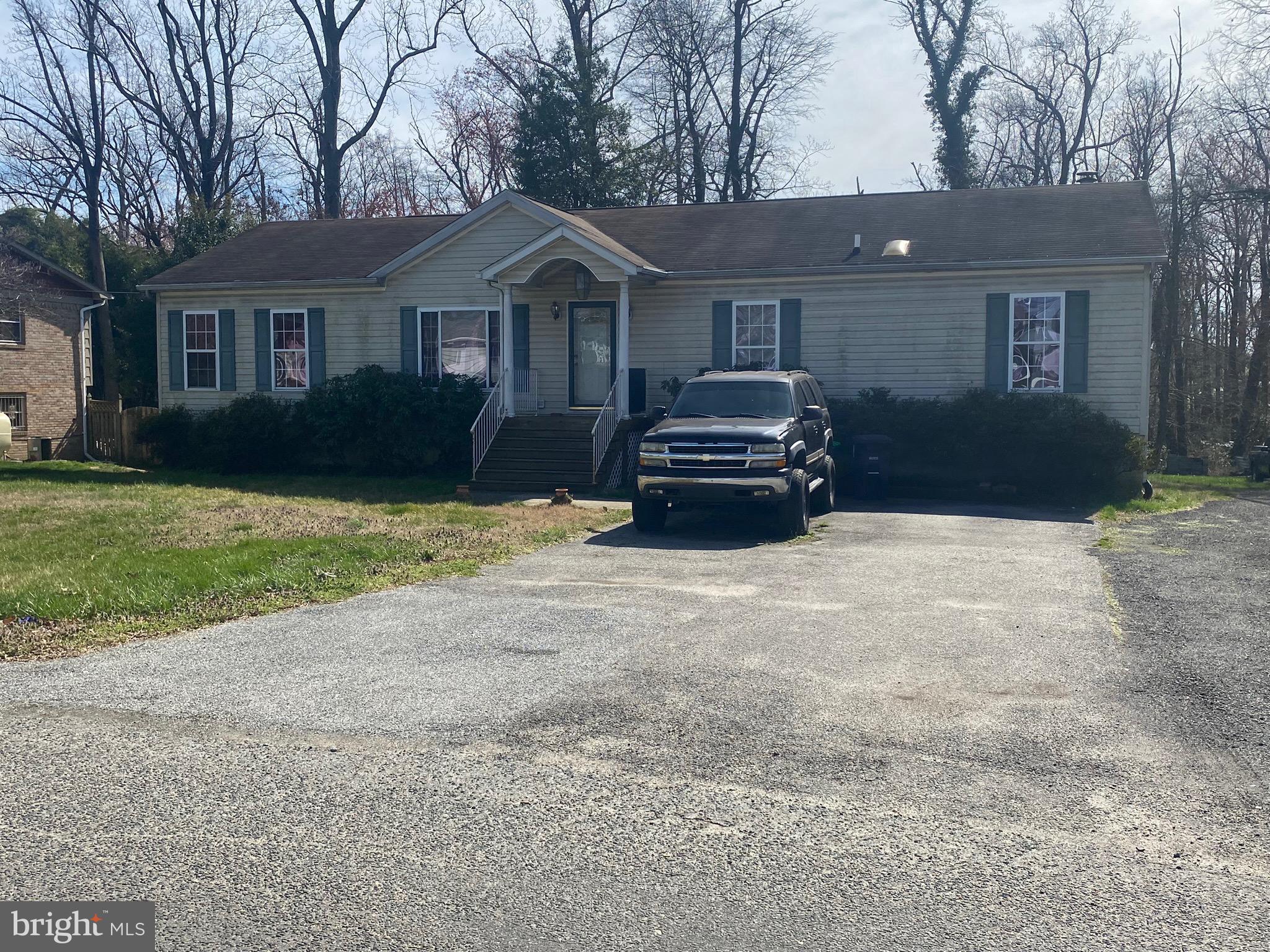 Front of the property with off street parking