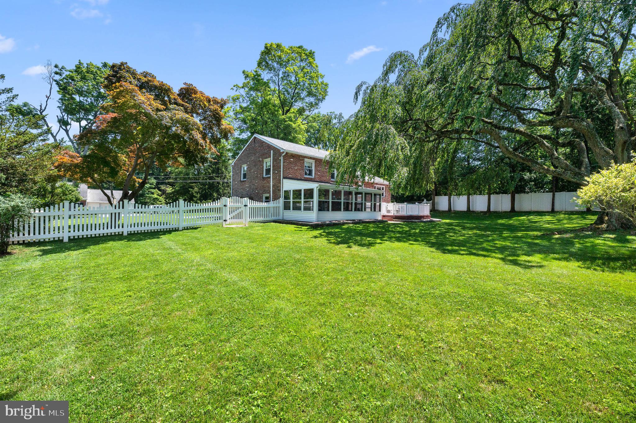 308 North Fairfield Road Devon, PA 19333 - Photo 4 of 32 Beautiful Large Rear Yard with Privacy Fencibg
