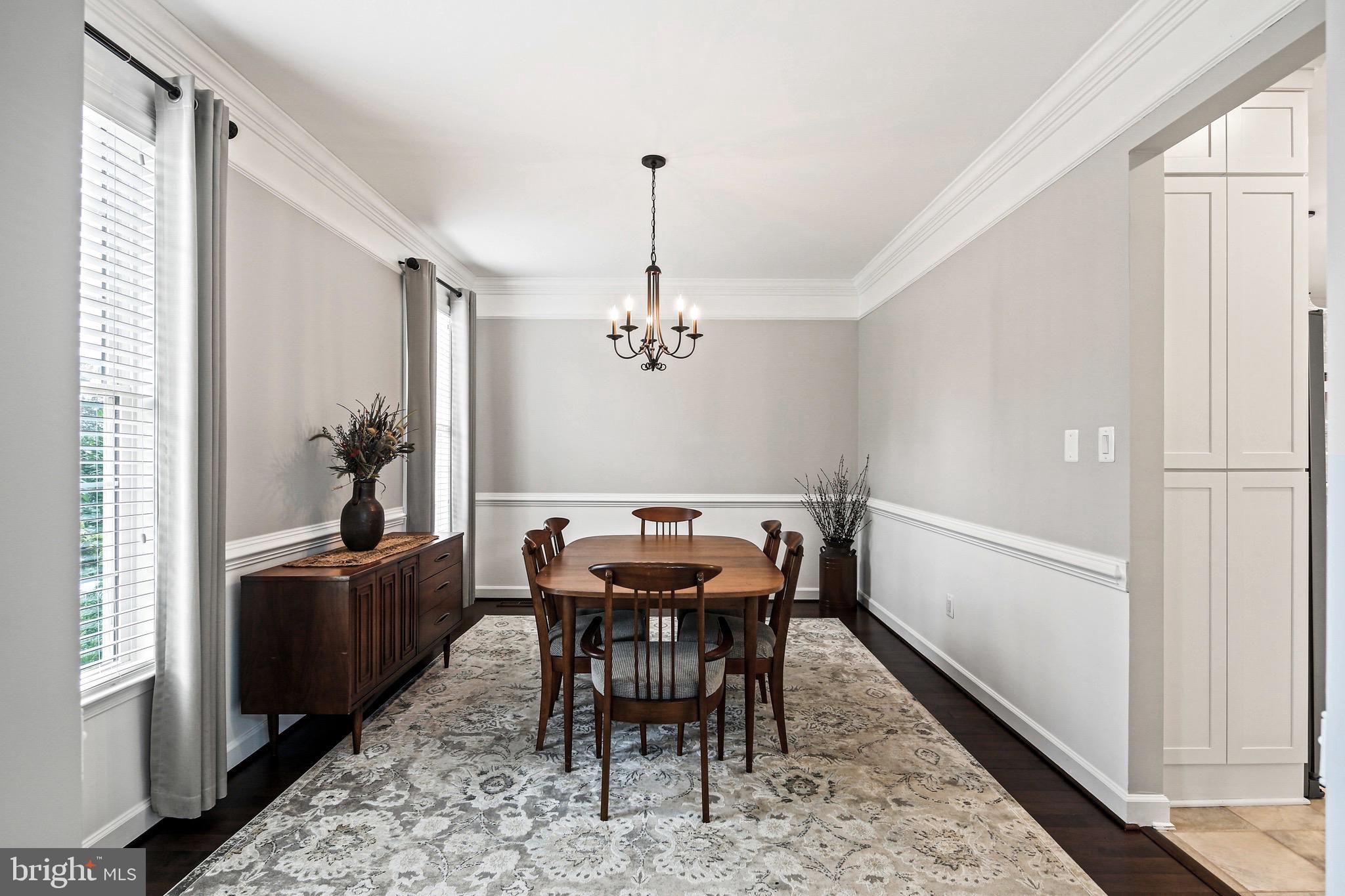 301 Longbow Road Mount Airy, MD 21771 - Photo 6 of 63 Dining Room Chair and Crown Molding