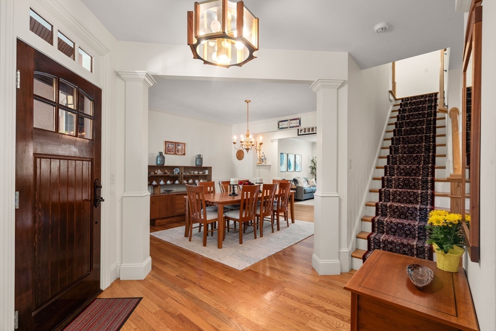 287 Langley Road, Unit 43 Newton, MA 02459 - Photo 3 of 36 a view of a living room and dining room