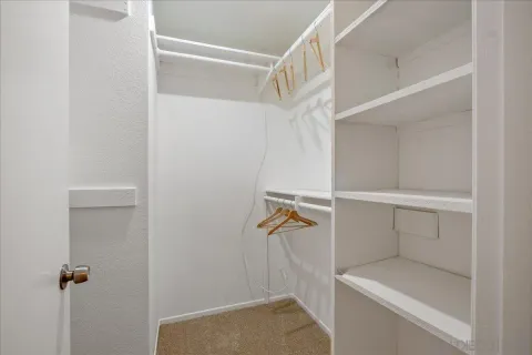 a view of walk in closet