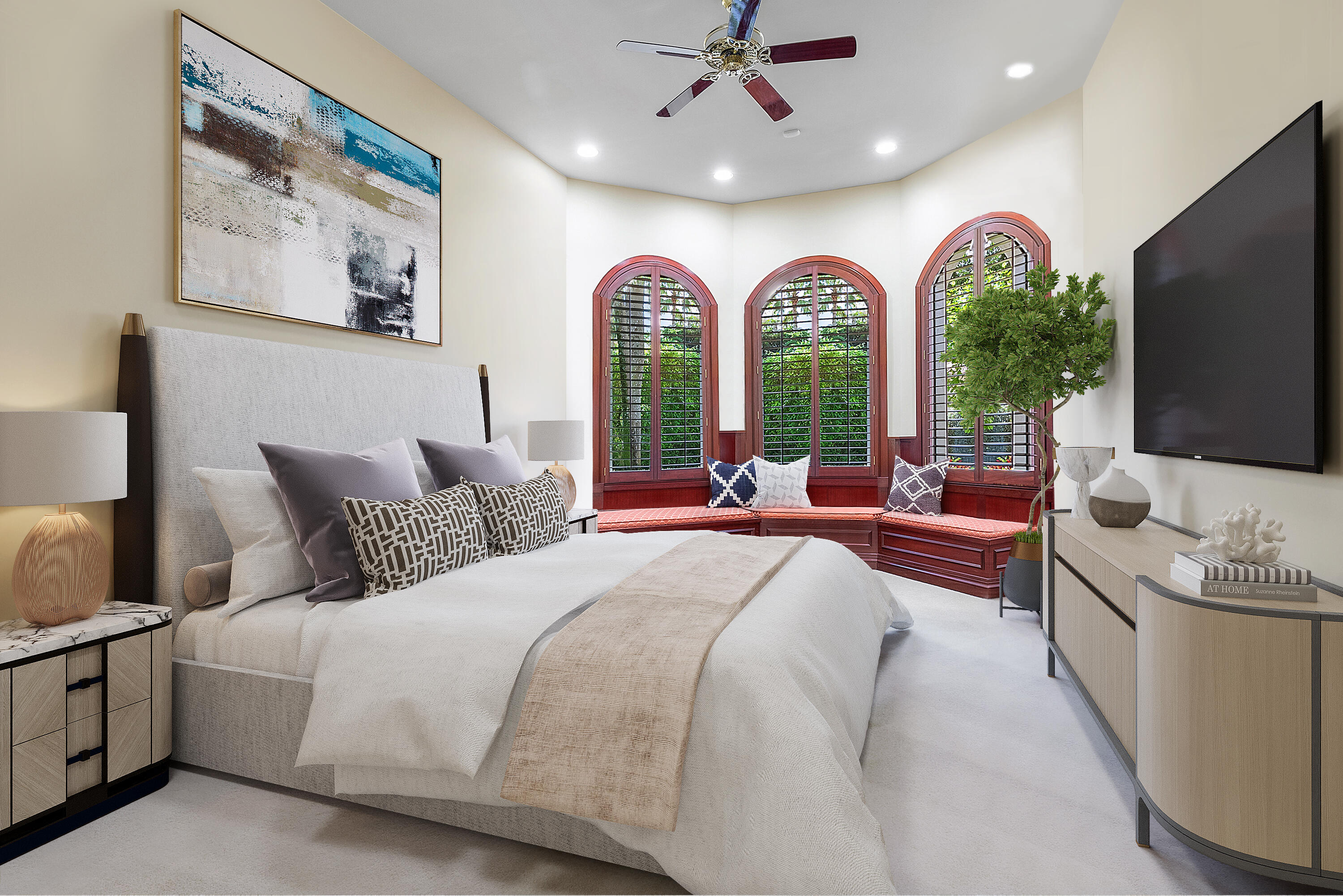 17951 Lake Estates Drive Boca Raton, FL 33496 - Photo 32 of 105 digitally staged 1st floor bedroom