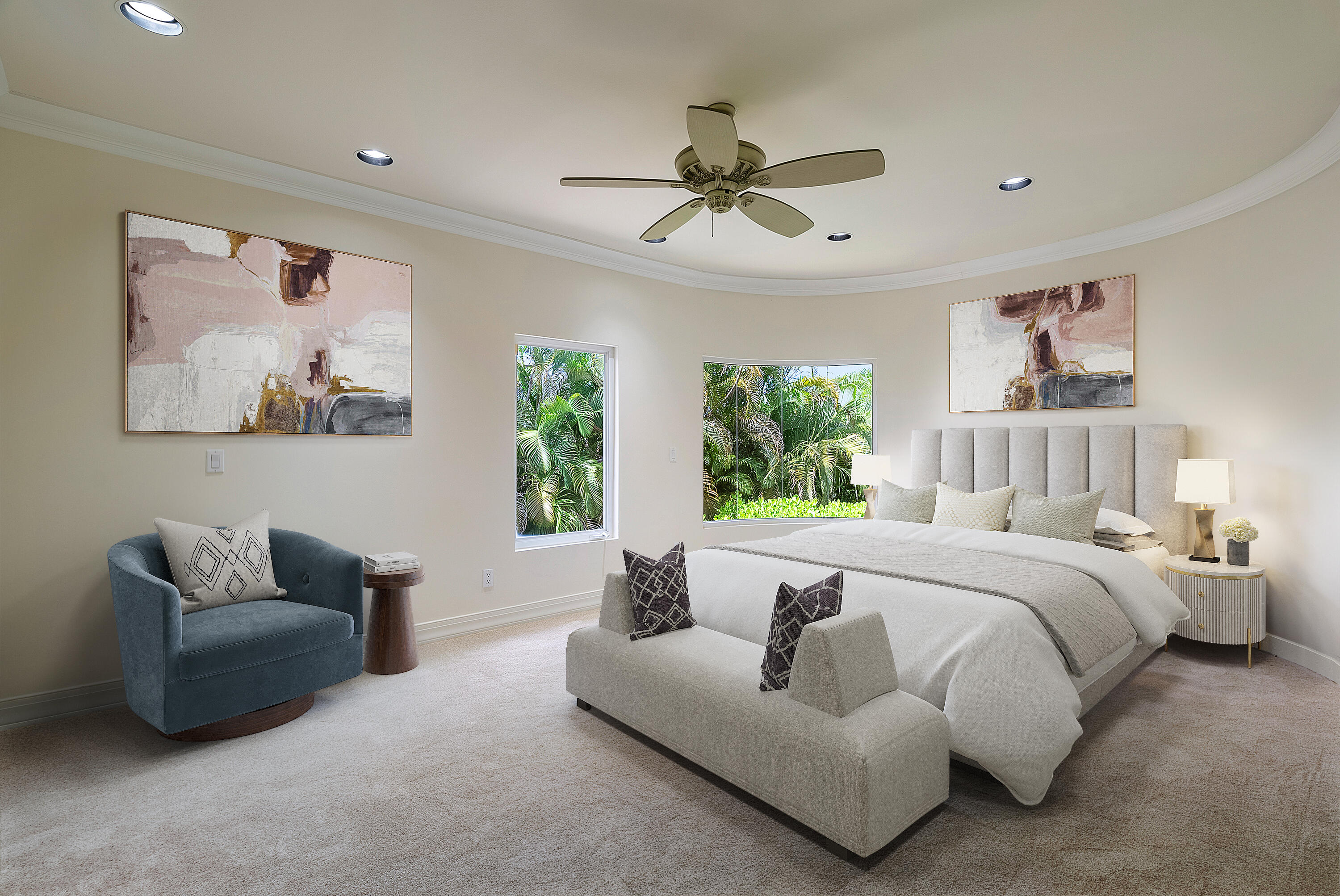 17951 Lake Estates Drive Boca Raton, FL 33496 - Photo 40 of 105 digitally staged #5 en suite bedroom