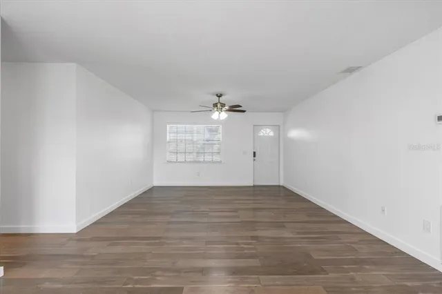 wooden floor in an empty room