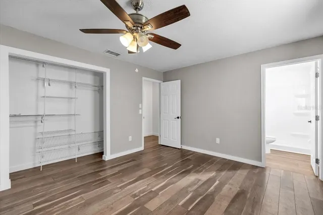 wooden floor in an empty room