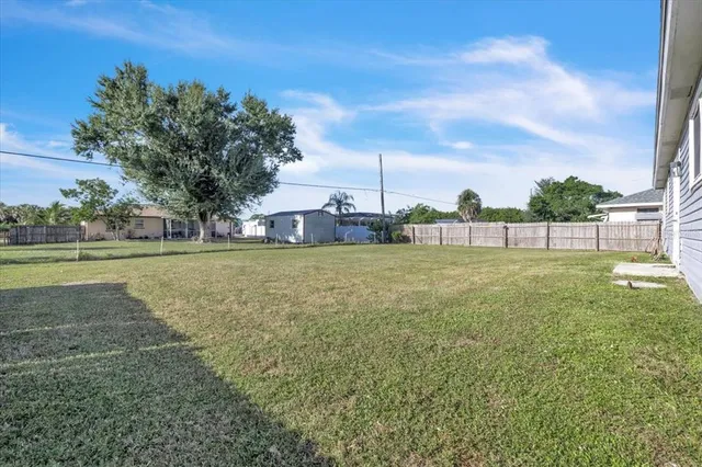 a view of a green field