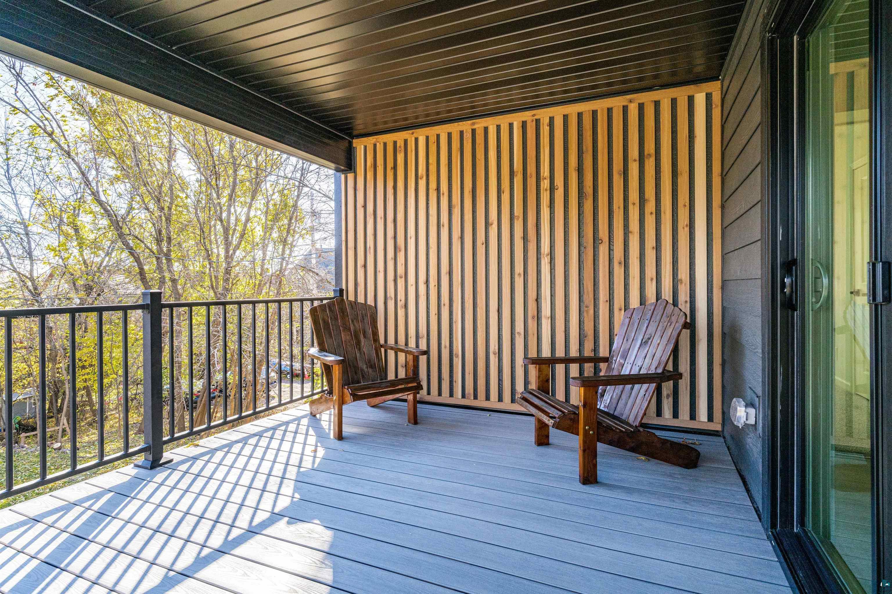 1914 East 1st Street Duluth, MN 55812 - Photo 9 of 26 Wonderful access to covered deck/porch w/composite decking & view of back yard.