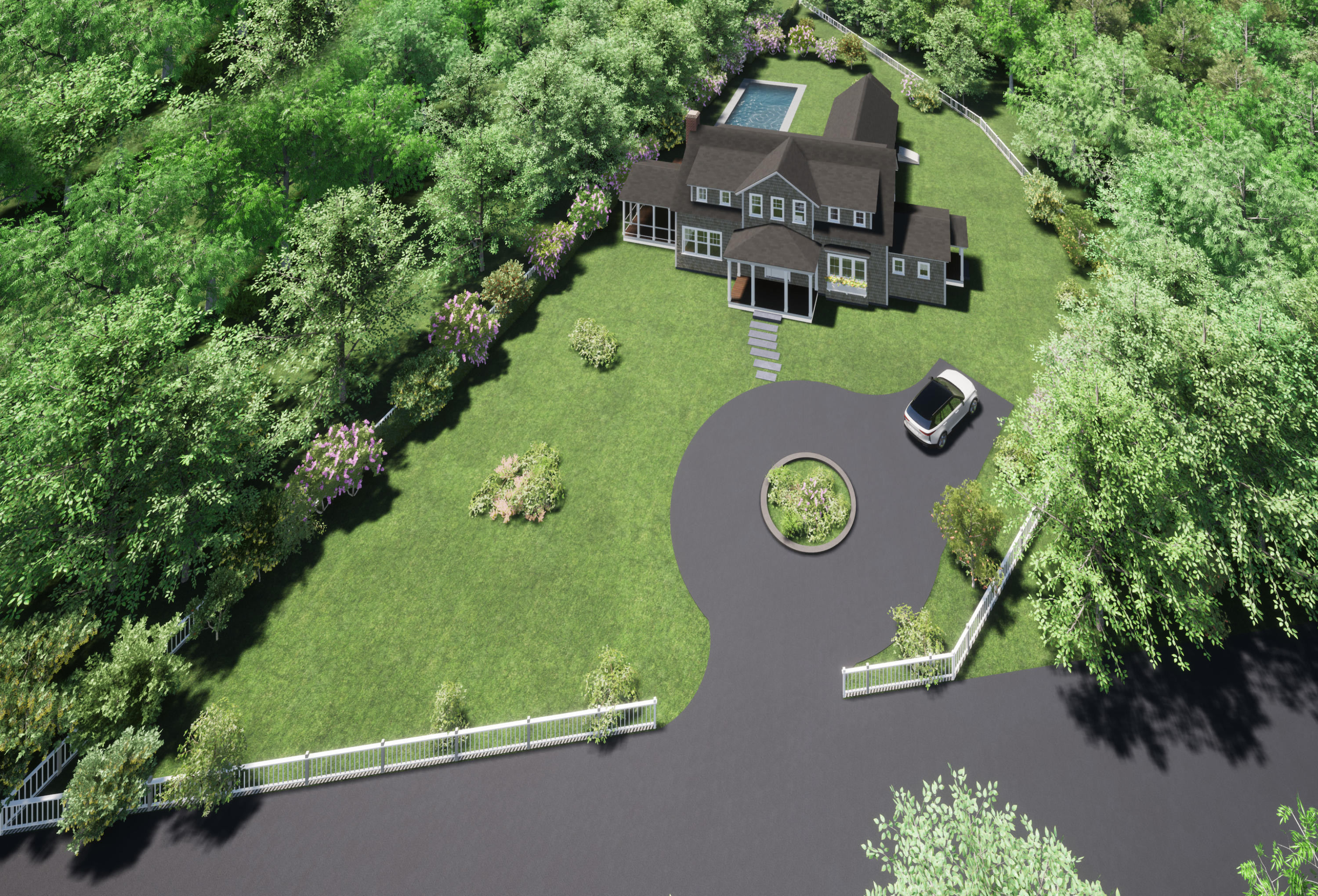 25 Meshacket Road Edgartown, MA 02539 - Photo 23 of 27 an aerial view of a house