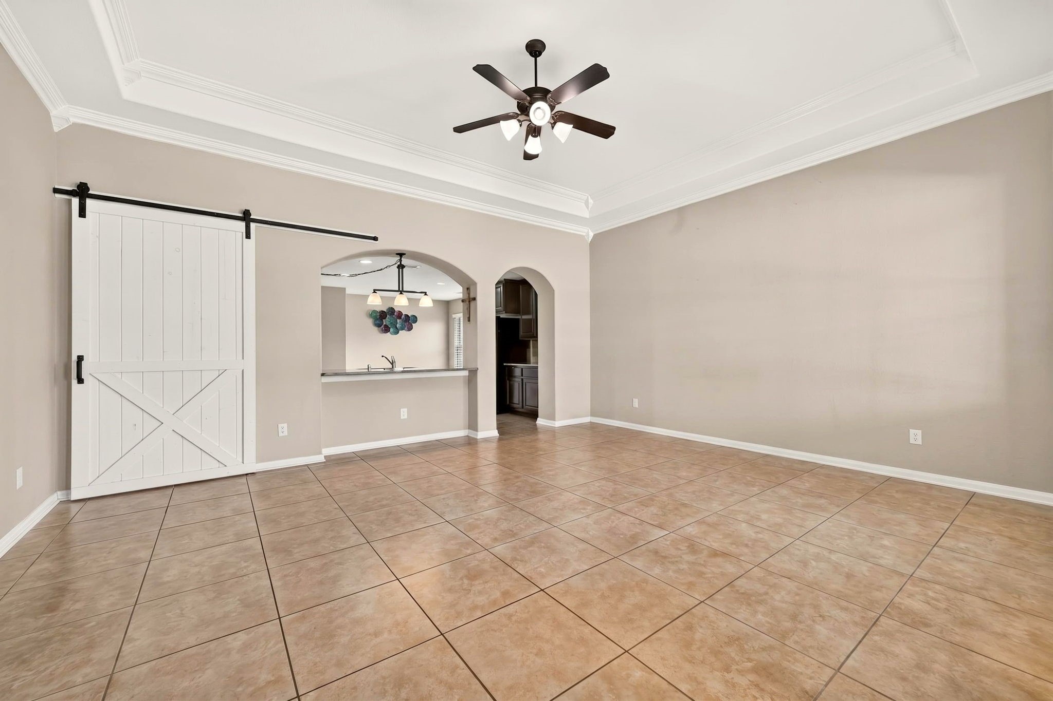 6446 Tea Tree Drive Katy, TX 77494 - Photo 13 of 39 The barn door gives privacy to the space.