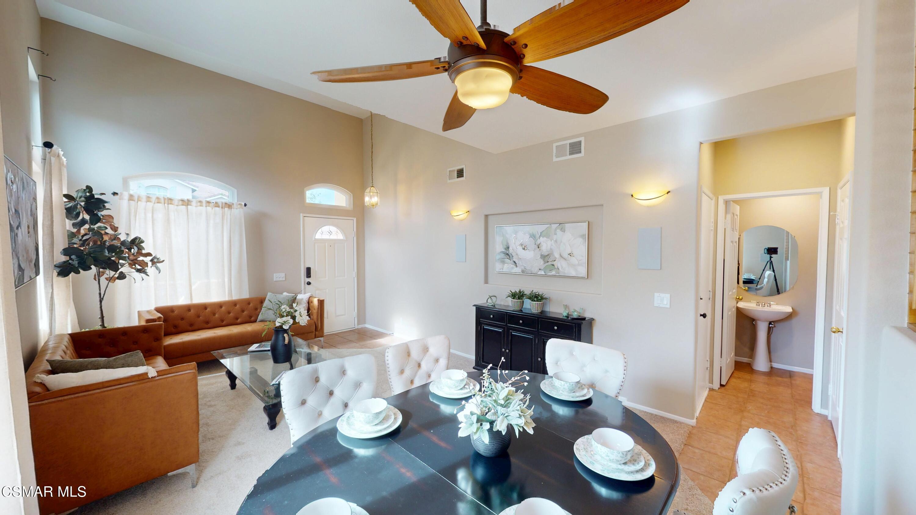 1708 Starpine Way Simi Valley, CA 93065 - Photo 9 of 60 a living room with furniture and wooden floor