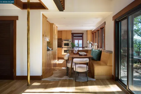 a living room with furniture and window